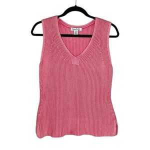 TOMMY BAHAMA Belle Haven Pink Sweater Tank Top size Small